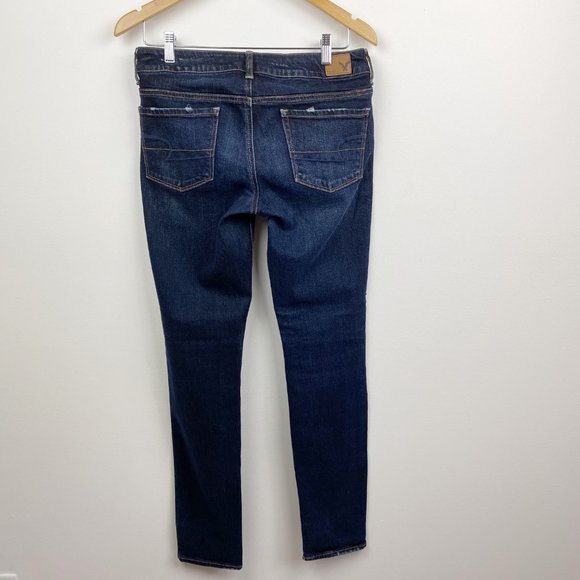 American Eagle Outfitters Denim - AMERICAN EAGLE dark wash skinny stretch jeans